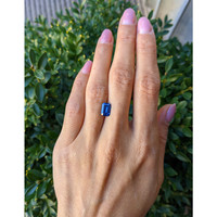 1.68 Ct. Blue Sapphire from Ceylon (Sri Lanka) Life Style