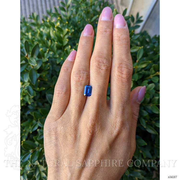 1.68 Ct. Blue Sapphire from Ceylon (Sri Lanka)