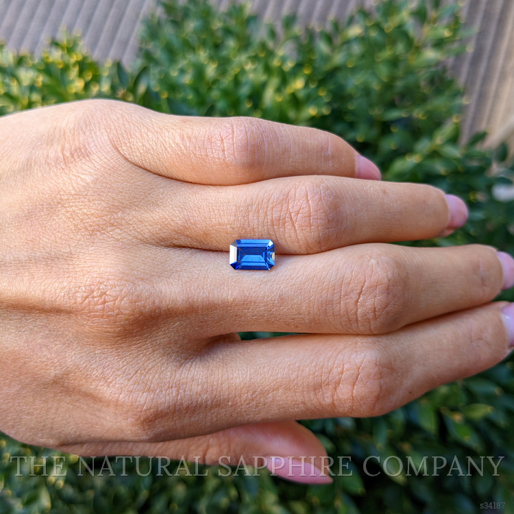 1.68 Ct. Blue Sapphire from Ceylon (Sri Lanka)