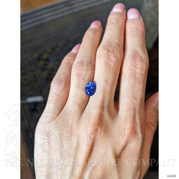 1.86 Ct. Blue Sapphire from Ceylon (Sri Lanka)