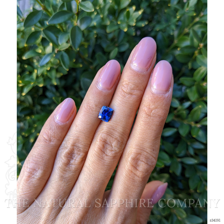 1.68 Ct. Blue Sapphire from Ceylon (Sri Lanka)