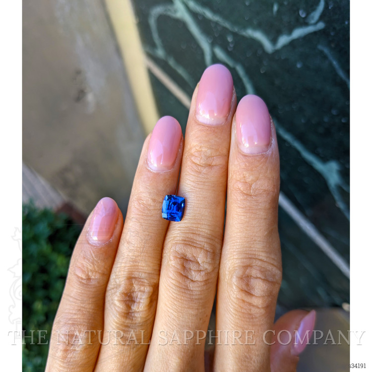 1.68 Ct. Blue Sapphire from Ceylon (Sri Lanka)