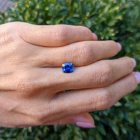 1.68 Ct. Blue Sapphire from Ceylon (Sri Lanka) Life Style