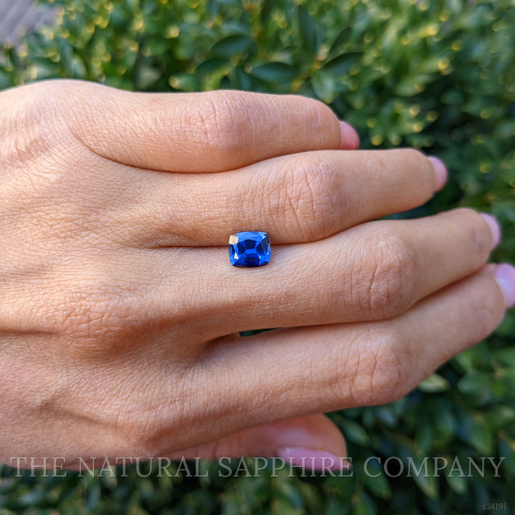 1.68 Ct. Blue Sapphire from Ceylon (Sri Lanka)