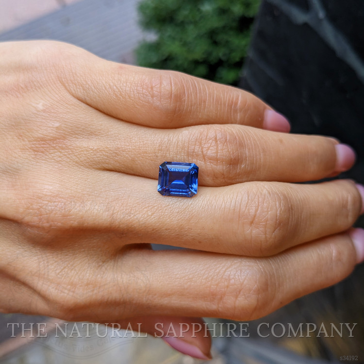 3.55 Ct. Blue Sapphire from Ceylon (Sri Lanka)