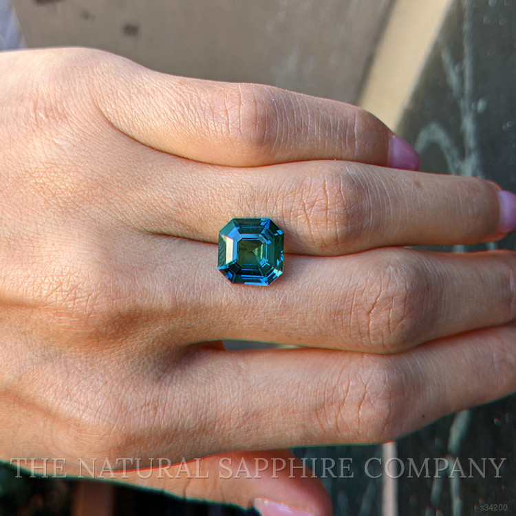 6.25 Ct. Bluish Green Sapphire from Madagascar