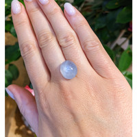 15.69 Ct. Bluish Grey Star Sapphire from Ceylon (Sri Lanka) Life Style