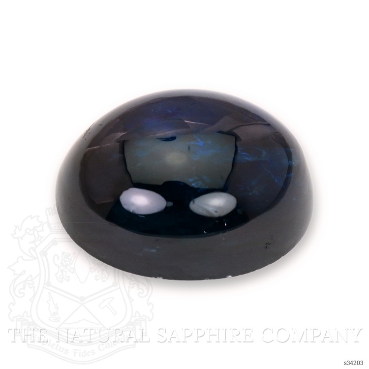 18.08 Ct. Blue Cabochon Sapphire from Ceylon (Sri Lanka)