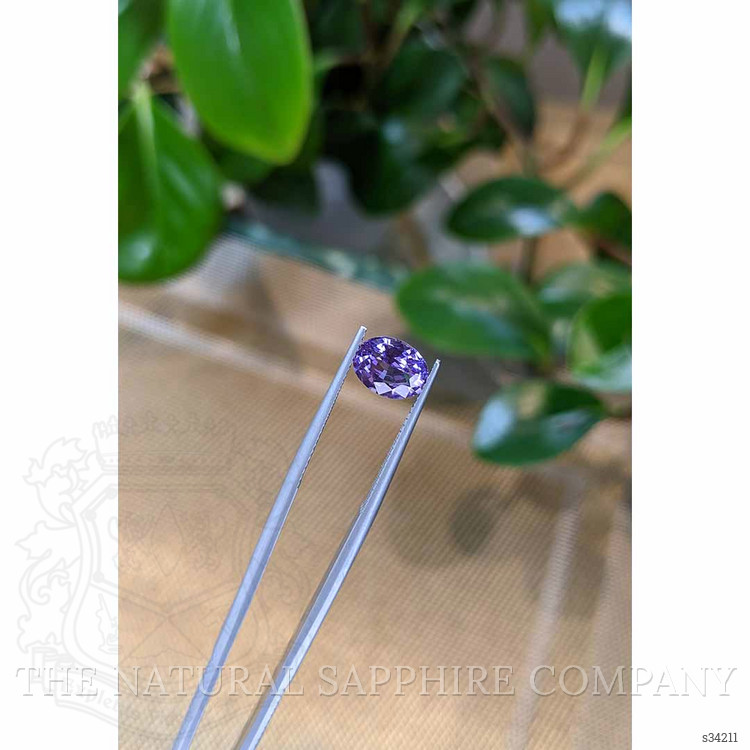 2.05 Ct. Violet Sapphire from Ceylon (Sri Lanka)