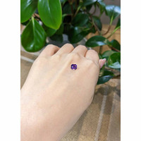 1.13 Ct. Pinkish Purple Sapphire from Ceylon (Sri Lanka) Life Style