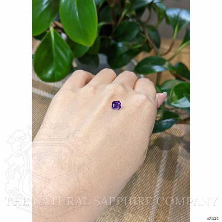 1.13 Ct. Pinkish Purple Sapphire from Ceylon (Sri Lanka)