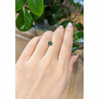 1.12 Ct. Bluish Green Sapphire from Madagascar Life Style