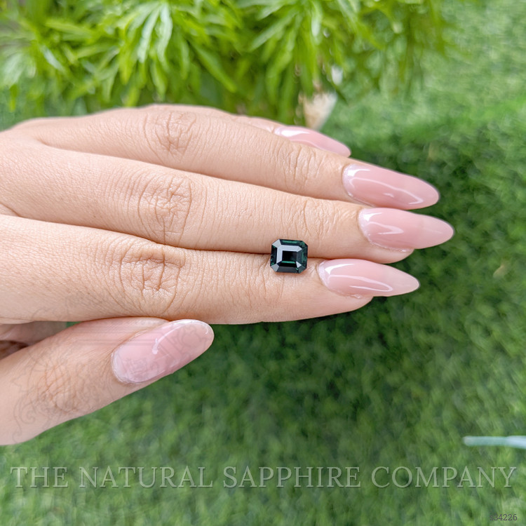 2.01 Ct. Bluish Green Sapphire from Madagascar