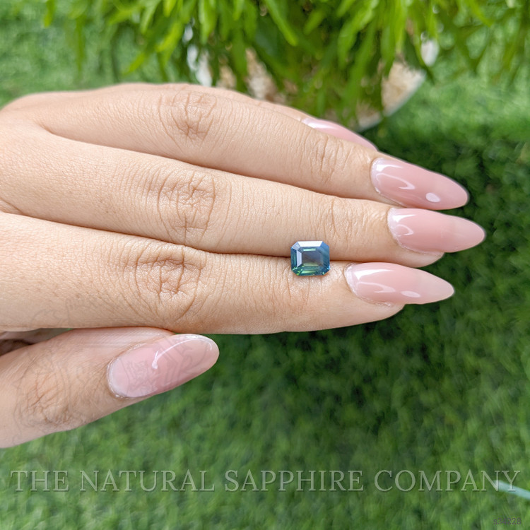 1.51 Ct. Bluish Green Sapphire from Madagascar