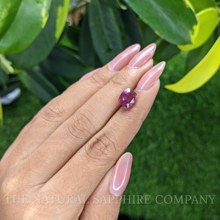3.58 Ct. Pink Sapphire from Ceylon (Sri Lanka)