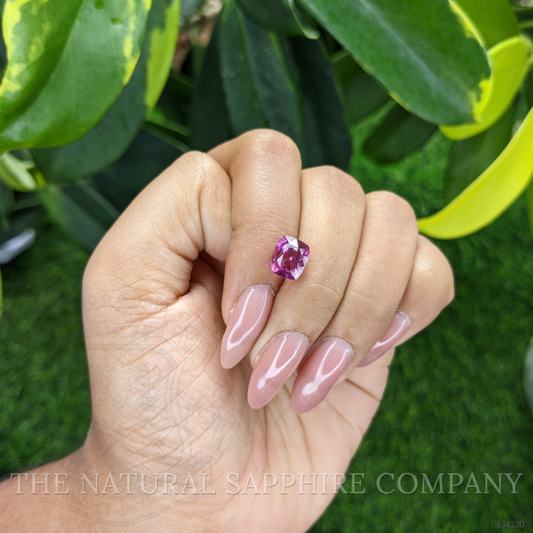 3.58 Ct. Pink Sapphire from Ceylon (Sri Lanka)