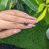 4.13 Ct. Purple Sapphire from Madagascar Life Style