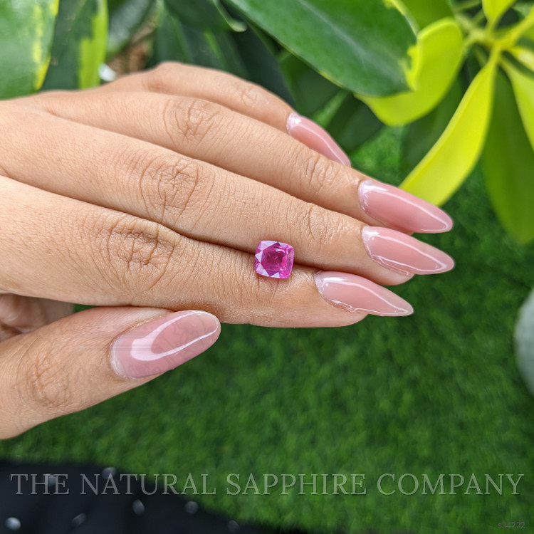2.03 Ct. Purplish Pink Sapphire from Ceylon (Sri Lanka)