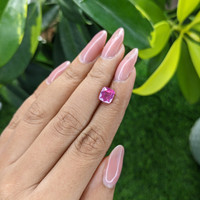 2.03 Ct. Purplish Pink Sapphire from Ceylon (Sri Lanka) Life Style