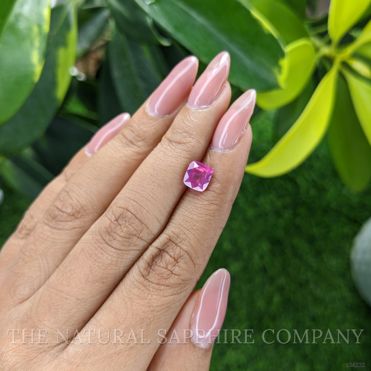 2.03 Ct. Purplish Pink Sapphire from Ceylon (Sri Lanka)