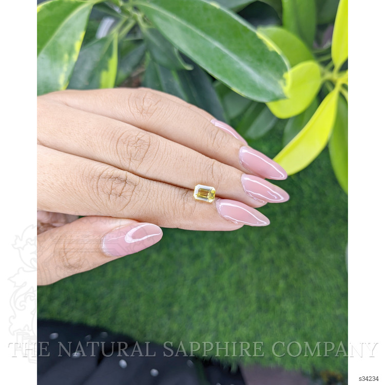 1.47 Ct. Yellow Sapphire from Ceylon (Sri Lanka)