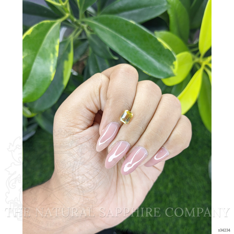 1.47 Ct. Yellow Sapphire from Ceylon (Sri Lanka)