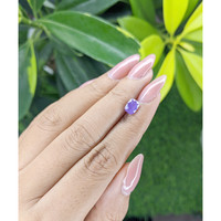 1.53 Ct. Pinkish Purple Sapphire from Tanzania Life Style