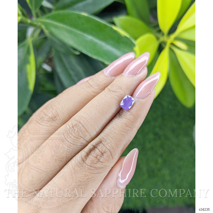 1.53 Ct. Pinkish Purple Sapphire from Tanzania