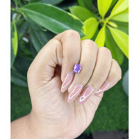 1.53 Ct. Pinkish Purple Sapphire from Tanzania Life Style