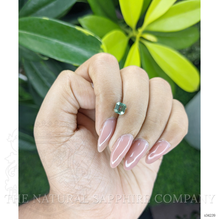 1.15 Ct. Bluish Green Sapphire from Madagascar