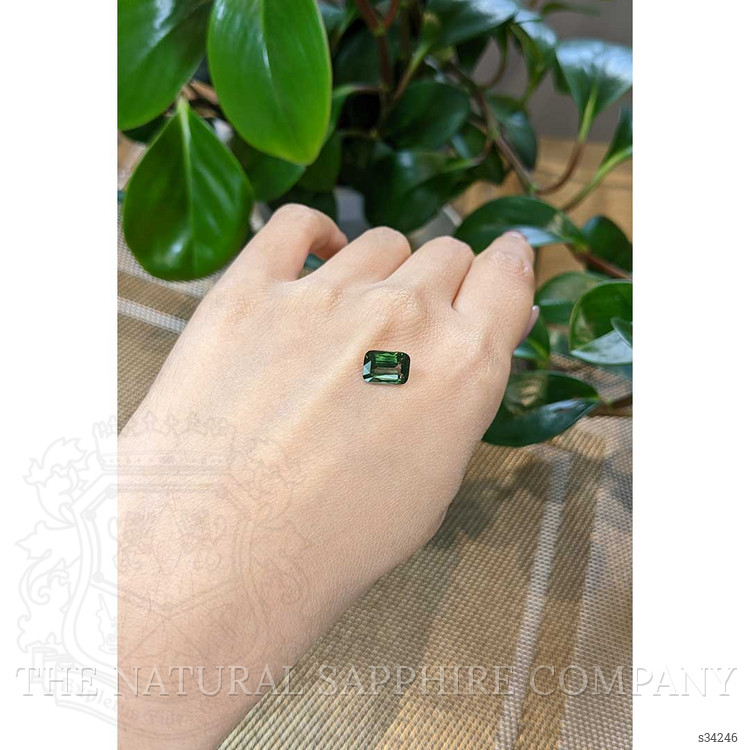 3.02 Ct. Bluish Green Sapphire from Madagascar