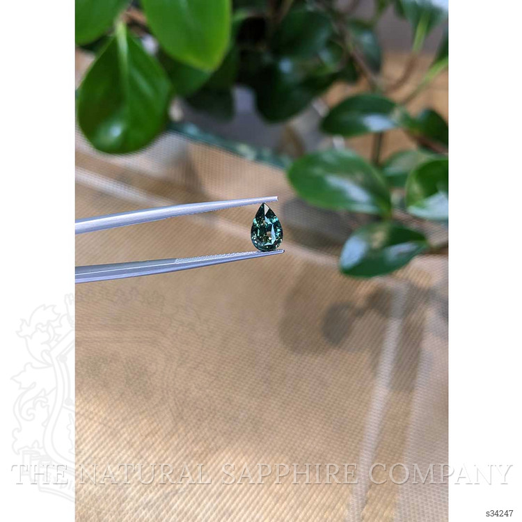 1.73 Ct. Bluish Green Sapphire from Madagascar