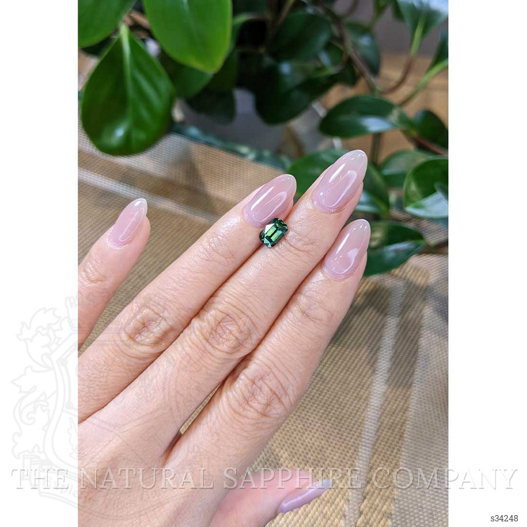 1.51 Ct. Bluish Green Sapphire from Madagascar