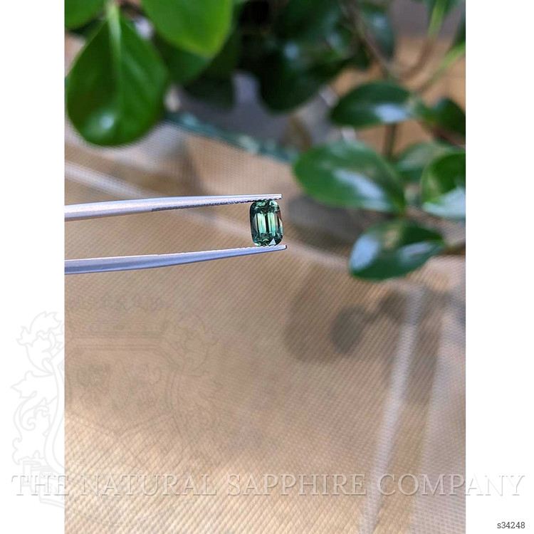 1.51 Ct. Bluish Green Sapphire from Madagascar
