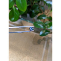 1.23 Ct. Greenish Blue Sapphire from Madagascar Life Style