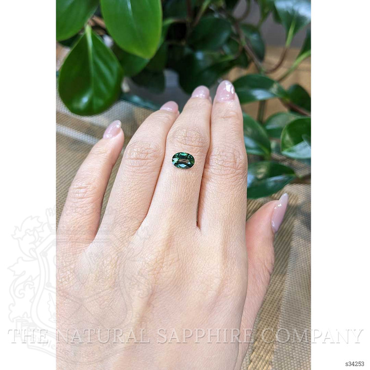 1.46 Ct. Bluish Green Sapphire from Madagascar