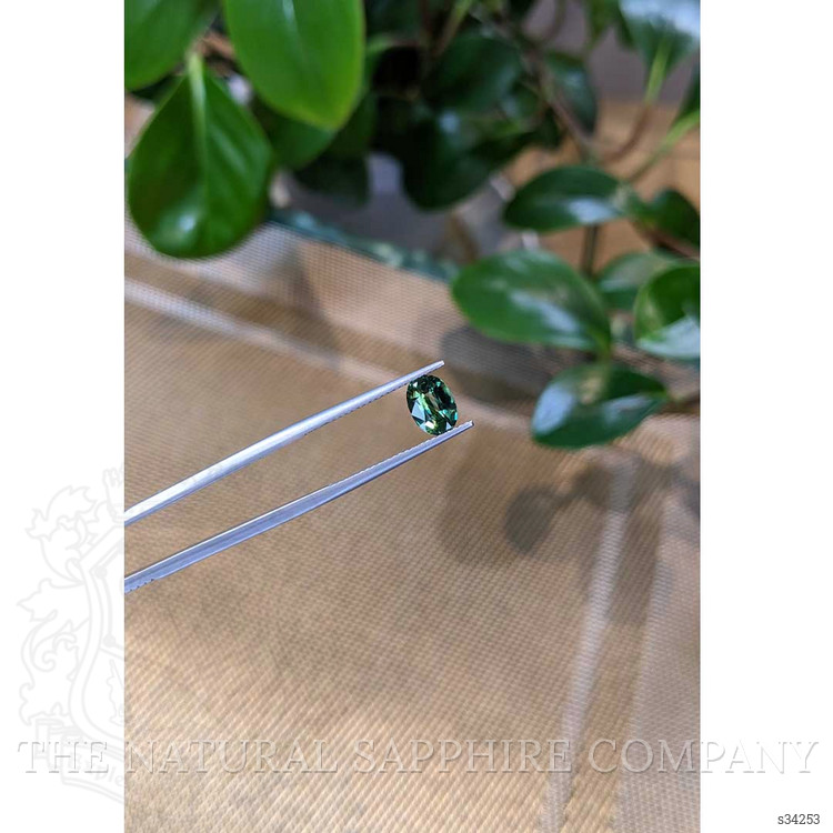 1.46 Ct. Bluish Green Sapphire from Madagascar