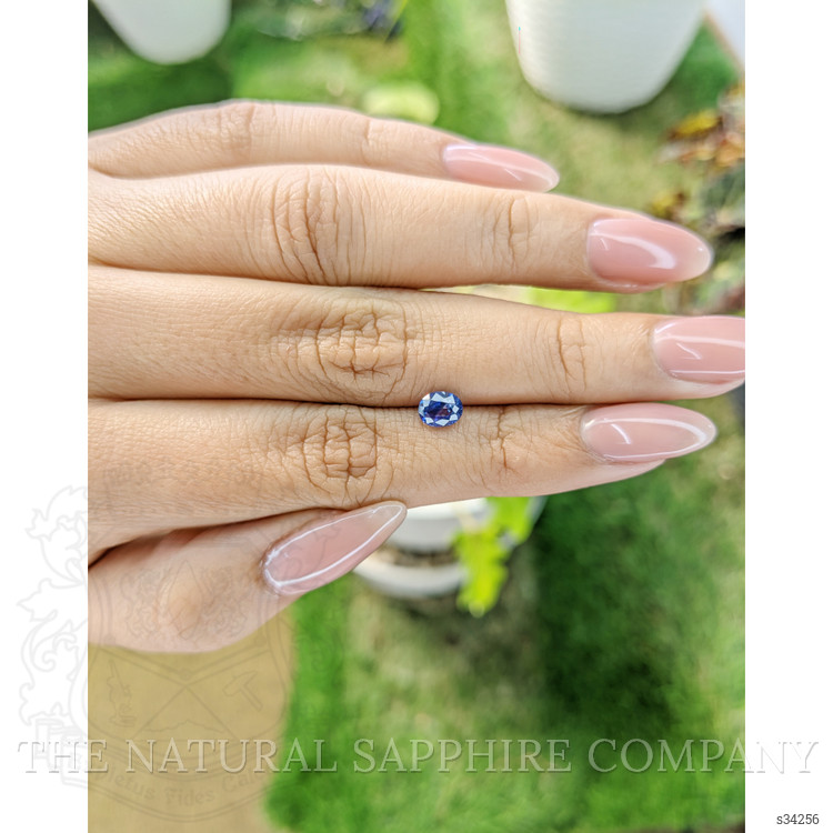 0.83 Ct. Blue Sapphire from Ceylon (Sri Lanka)