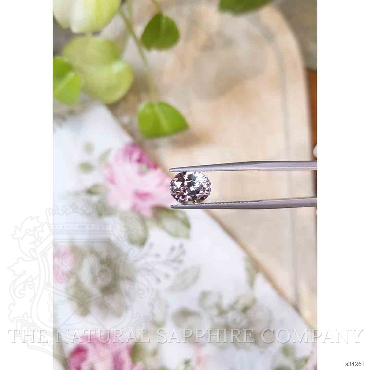 3.28 Ct. Peach Sapphire from Ceylon (Sri Lanka)