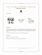 3.26 Ct. Yellow Sapphire from Ceylon (Sri Lanka) Appraisal