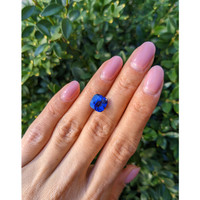 5.03 Ct. Blue Sapphire from Madagascar Life Style
