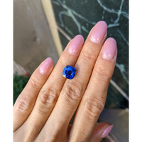 5.03 Ct. Blue Sapphire from Madagascar Life Style
