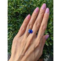 5.03 Ct. Blue Sapphire from Madagascar Life Style