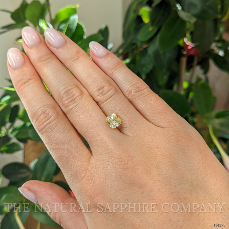 2.30 Ct. Yellow Sapphire from Ceylon (Sri Lanka)