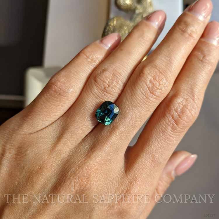 5.02 Ct. Green Sapphire from Madagascar