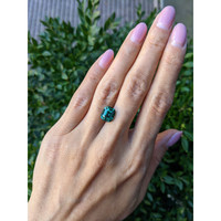 5.02 Ct. Green Sapphire from Madagascar Life Style