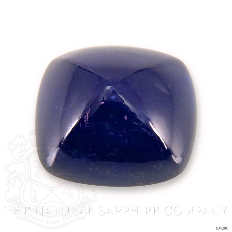 9.53 Ct. Blue Cabochon Sapphire from Ceylon (Sri Lanka)