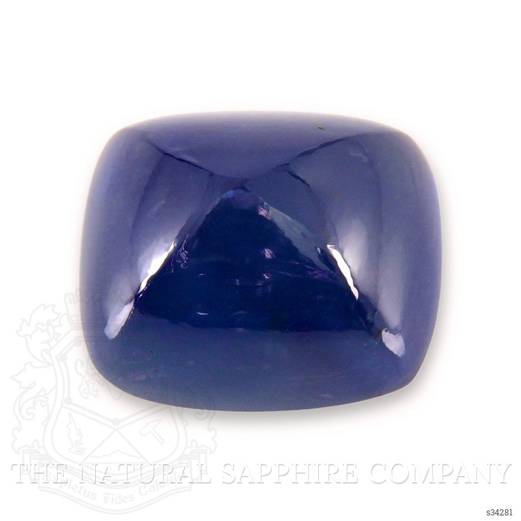 7.65 Ct. Blue Cabochon Sapphire from Ceylon (Sri Lanka)