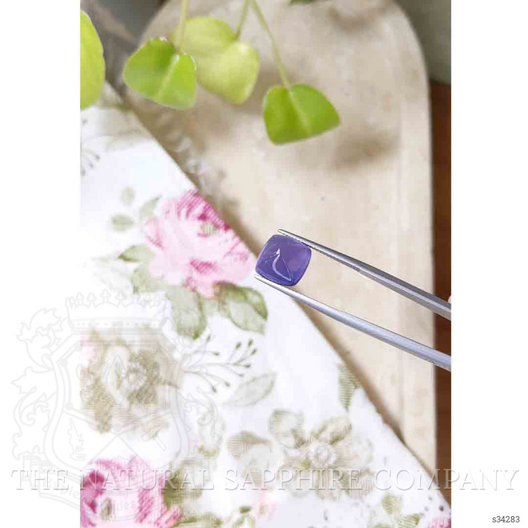 12.37 Ct. Purple Cabochon Sapphire from Ceylon (Sri Lanka)