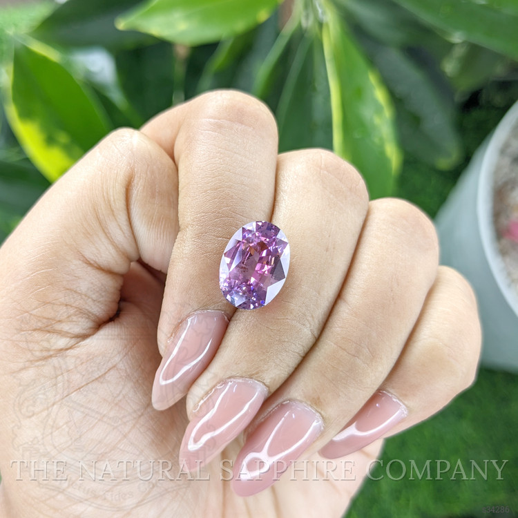 7.08 Ct. Purple Sapphire from Madagascar